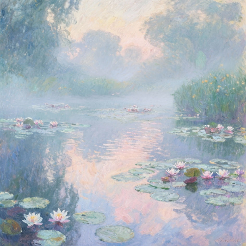 Monet Impressionist Landscape