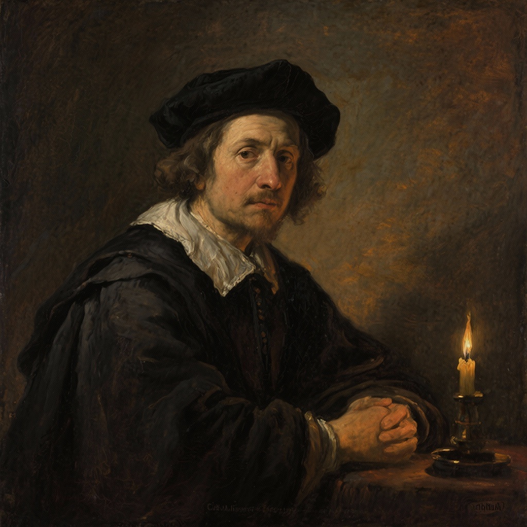 Rembrandt Style Portrait