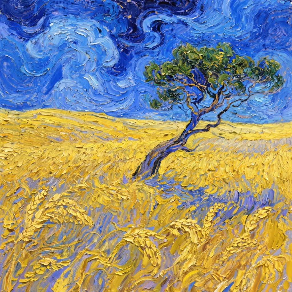 Van Gogh Impasto Swirls